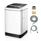 Full Automatic Washing Machine, FOHERE 1.5Cu.Ft 11lbs Capacity Portable Machine, 8 Programs 10 Water Levels Energy Saving Top Load Washer for Apartment Dorm