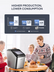 Nugget Ice Maker Countertop, 35Lb Pebble Pellet Ice per Day, 5 Mins Production Time, Auto-Cleaning, Stainless Steel