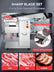 750W Commercial Electric Fresh Meat Cutting Machine, 2.5mm Blade Removable Meat Cutter, 661 Lbs/H 110V Stainless Steel Meat Slicer Shredder Restaurant for Boneless Meat