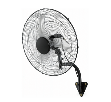 FOHERE 24" Oscillating Wall Fan, High Velocity Industrial Wall Mounted Heavy Duty Shop Fans with 3 Speed Settings 90° Oscillation for Outdoor Commercial Garage Warehouse workshops Factory