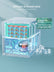 1.1 Cu Ft Mini Upright Freezer, Compact Countertop Freezer, 7-Level Thermostat, Quiet Operation, Reversible Door, Stainless steel