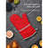Oven Mitts, Heat Resistant Kitchen Oven Gloves 572°F, Non-Slip Silicone Surface, Extra Long Flexible Thick Mitts for Kitchen , Cooking , Baking , BBQ , Red