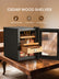 Electric Cigar Humidor for 280 Cigars, 33L Cigar Cabinet with Temperature Control, Spanish Cedar Wood Shelves, Digital Hygrometer, Gift for Men
