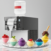 Snowflake Ice Machine, 176 LBS/24H Electric Snow Cone Maker, Food-Grade Stainless Steel