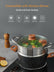 FOHERE Pots and Pans Set with Lids 15 PCS
