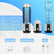 Hydrogen Water Bottle with Portable Hang-On Lid, Up to 6000 PPB, Screws onto Any Standard Water Bottle for On-the-Go Hydration, FDA Food-Grade & FCC Certified, Outdoor