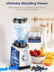 FOHERE Blender for Kitchen, 50 Oz Glass Professional Blenders for Smoothies and Shakes With 1 Tritan Jug, 5 Speeds, 3 Preset Programs, Peak 1300W