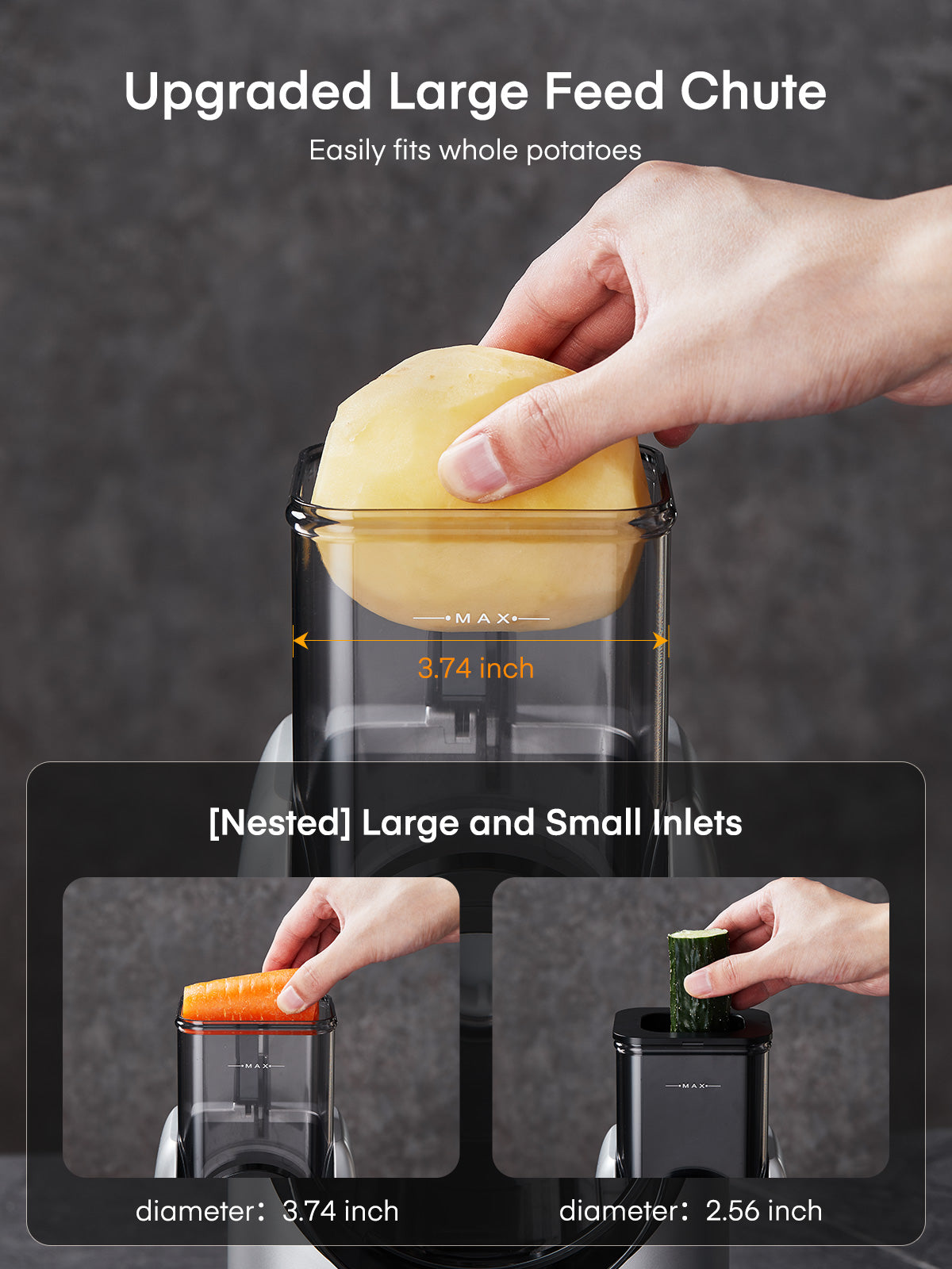 Electric Cheese Grater, 5 in 1 Electric Vegetable Slicer, 5 Free Different Blades with Storage Box for Cheese, Fruits, Vegetables
