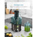 Juicer Extractor, 800W Juicer Machine with 3" Wide Mouth, Easy to Clean, Anti-Slip, Drip-proof, BPA Free, Black.