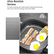 Electric Skillet, 12 inch Deep Non Stick Electric Skillet with Glass Cover, FOHERE Skillet for kicthen, 1360W, Black