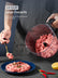 FOHERE 12 Cup Food Processor, Multi-functional Vegetable Cutter, 3 Speeds 6 Main Functions with Chopper Blade, Dough Blade, Shredder, Slicing Attachments, Silver