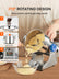 Grain Mill Grinder Electric 2500g, Swing Herb Mill Grinder for Dry Spice Herbs