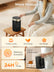 FOHERE Space Heater, ETL Certified 1500W PTC Portable Electric Heaters with Thermostat, 24H Timer, Memory Function, Touch Display, 5 Modes, Fast Heating, Quiet Safety Heat for Office Bedroom Home
