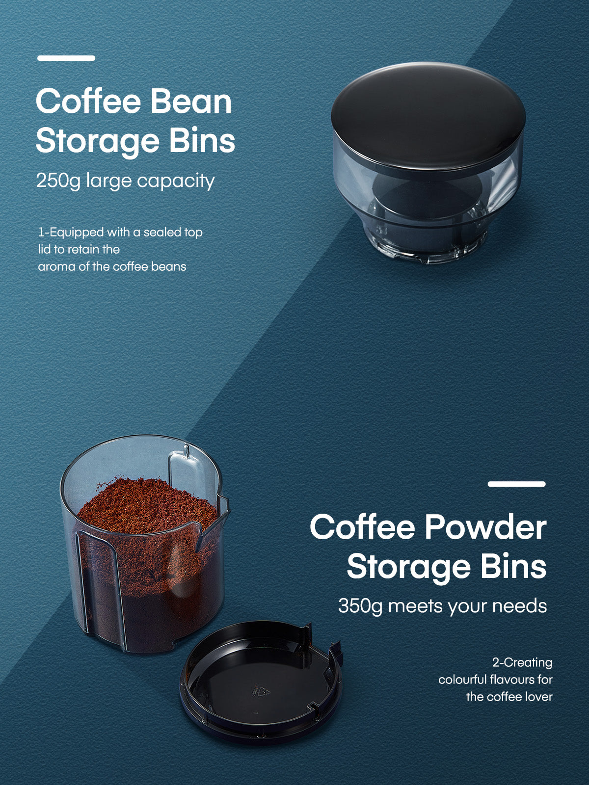 Electric Burr Coffee Grinder, Adjustable Burr Mill Coffee Bean Grinder with 18 Grind Settings,  FOHERE Burr Coffee Grinder for Drip, Percolator, French Press, Espresso and Turkish Electric Coffee Makers, 2-14 Cup, Black