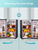 Mini Fridge with Freezer for Bedroom, 3.2 Cu. Ft Small Refrigerator for Office, Single Door Mini Fridge for Game Room, Office, Apartment