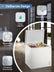 Chest Freezer 7.0 Cubic Feet, Deep Freezer with 3 Removable Storage Baskets