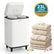 FOHERE Towel Warmer Bucket 23L, with Fragrance Holder, Large Hot Towel Warmer, Timer, White