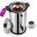 FOHERE 60-Cup Commercial Coffee Urn, 1500W, Stainless Steel Hot Water Dispenser with Adjustable Temp & Water Gauge