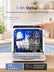 FOHERE Portable Countertop Dishwasher, 1-6H Delay Start, 5+1 Programs, 60-Min Hot Air Drying, 5L Water Tank or Faucet Connection for 2-3 People