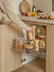 FOHERE Pull Out Cabinet Organizer 11.6" x 21", Slide Out Cabinet Organizer for Kitchen Organizers and Storage, Slide Out Drawers for Kitchen Cabinets