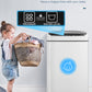 Full Automatic Washing Machine, FOHERE 1.5Cu.Ft 11lbs Capacity Portable Machine, 8 Programs 10 Water Levels Energy Saving Top Load Washer for Apartment Dorm