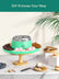 FOHERE Smores Maker Tabletop Indoor, Flameless Electric Marshmallow Roaster with 4 Detachable Trays & 4 Roasting Forks, Movie Night Supplies & Housewarming Gift, Green