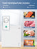 Deep Freezer 7 Cubic Feet, Chest Deep Freezer with 3 Removable Storage Baskets, Compact Small Freezers