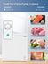 Deep Freezer 7 Cubic Feet, Chest Deep Freezer with 3 Removable Storage Baskets, Compact Small Freezers