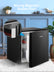 FOHERE 1.6 Cu. Ft Mini Refrigerator with Top Freezer, Single Door, 46L Capacity, Black
