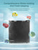 1.6 Cu. Ft Mini Fridge with Freezer, Small Refrigerator for Office