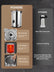 Coffee Maker 150 Cups Commercial, Coffee Urn 15 L/3.96 Gal Electric Hot Beverage Dispenser with Dripless Faucet, 1500W Power Quick Brew, Stays Hot for Coffee & Beverage, Catering, Party