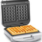 FOHERE Waffle Maker Belgian 1000W, 2 Slice Waffle Iron with Browning Control, Nonstick Plates, Indicator Lights, Cord-Storage