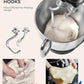 5.5QT Stand Mixer Electric with Double Dough Hook, Wire Whip & Beater, 6+ P Speed Tilt-Head Food Mixer, Pouring Shield for Home Cooking, Dishwasher Safe Stainless Steel Bowl with Handle, Black