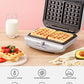 FOHERE Waffle Maker Belgian 1000W, 2 Slice Waffle Iron with Browning Control, Nonstick Plates, Indicator Lights, Cord-Storage
