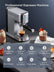 Fohere Espresso Machine, 20 Bar Stainless Steel 20 Bar Espresso and Cappuccino Maker with Milk Frother Steam Wand