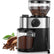 Elektrische Kaffeemühle FOHERE, 200W Upgrade, 18 präzise Mahlgradeinstellungen, 2-14 Tassen einstellbar, Schwarz