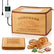 FOHERE Faltbare Teiggärbox Temperaturregelung 0-56°C, 48H, Großraum-Gärschrank für Sauerteig, Pizza, Joghurt und Fermentation