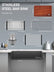 36 inch Kitchen Drop-In Sink, 304 Stainless Steel Top Mount Single Bowl Basin with Farm Sink Accessories, Single Bowl Sets for Kitchen, Workstation, and Bar