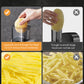 Electric Cheese Grater, 5 in 1 Electric Vegetable Slicer, 5 Free Different Blades with Storage Box for Cheese, Fruits, Vegetables