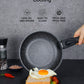 Fohere Pans and Pots Set 8 Pieces with Removable Handle