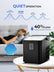 Ice Maker Machine Countertop 30lbs in 24H, 2 Sizes, Comfort Handle, Seflclean, Bullet Shaped Ice for Home Kitchen Office Bar, FOHERE