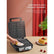 1200W Belgian Waffle Maker with Non-Stick Surfaces, Browning Control, Black, Stainless Steel, New