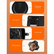 Double Belgian Waffle Maker 180 Flip, 1400W, Waffles in 2 Minutes, Anti-scald, Nonstick, Black, New