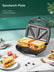 Fohere 3-in-1 Sandwich Maker, Waffle Maker, Sandwich Grill
