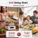 FOHERE Food Steamer for cooking 12.7QT Double Tier Stainless Steel Vegetable Steamer with Digital Timer, 8 Preset Menus,1200W