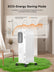 FOHERE Radiatorheizung, verbesserte 1500W Elektrische tragbare Ölradiator mit Fernbedienung, 4 Modi, Überhitzungs- und Kippschutz, 24h Timer, Digitalthermostat, leise, für Innenräume