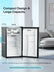 Mini Fridge with Freezer for Bedroom, 3.2 Cu. Ft Small Refrigerator for Office, Single Door Mini Fridge for Game Room, Office, Apartment