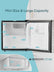 1.6 Cu. Ft Mini Fridge with Freezer, Small Refrigerator for Office