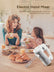 6 Speed Hand Mixer with Turbo Boost, Kitchen Immersion Blender for Food Whipping, Egg Beaters Includes 3 Attachments, White