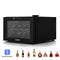 8 Bottles Wine Cooler Refrigerator, Freestanding Wine Cellar with LED Light, Digital Temper Control, Black
